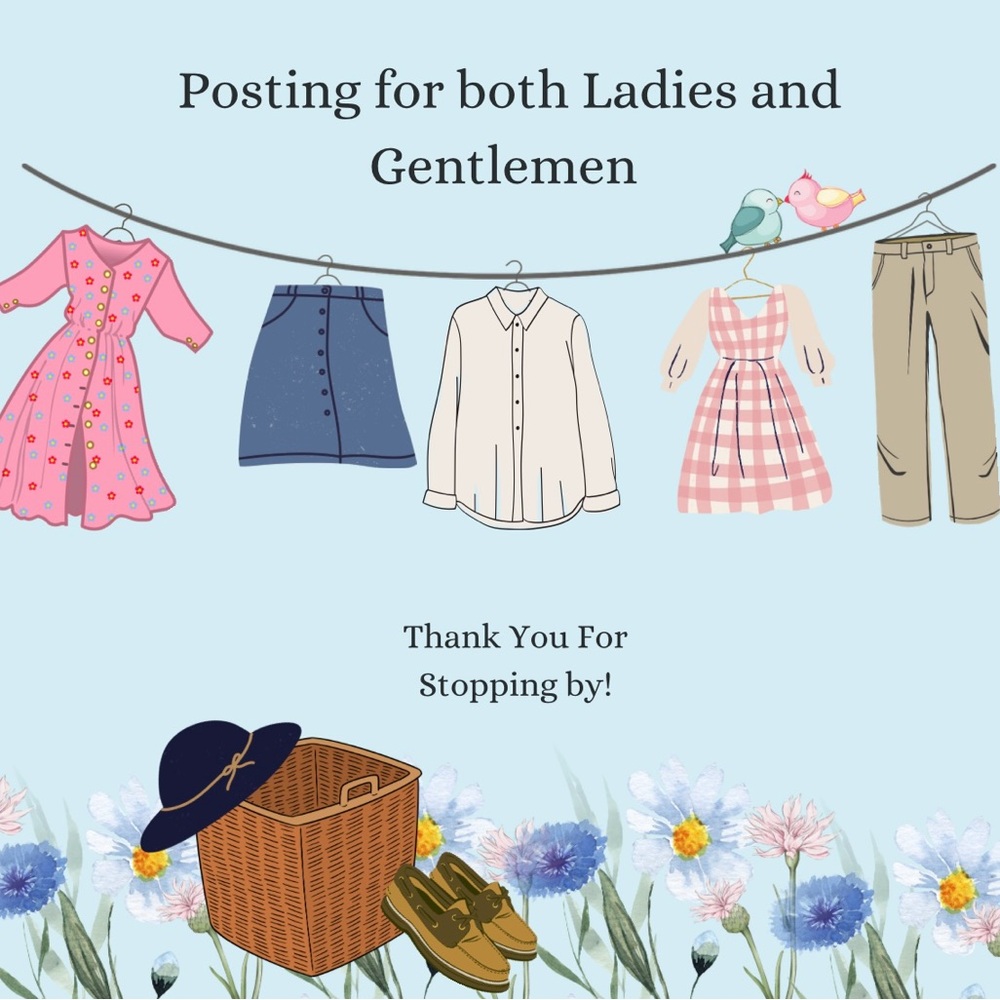 Selling both Men and Women’s clothing